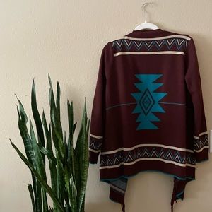 Aztec / Southwestern Open Cardigan
